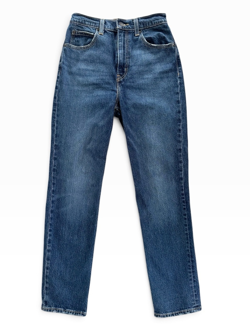 Levi's Premium 70s High Slim Straight Jeans Curve-Hugging Vintage Silhouette 25